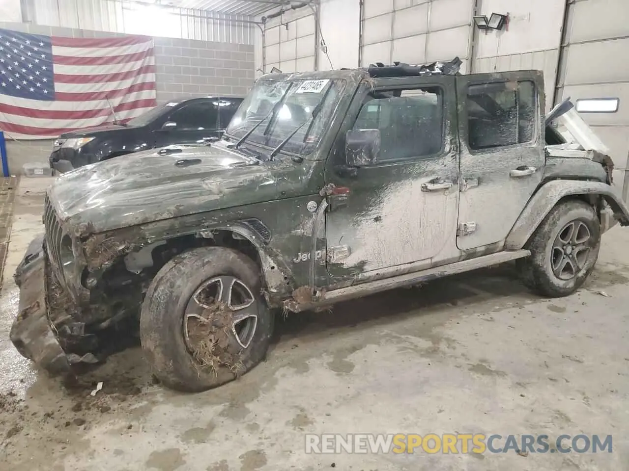 1 Photograph of a damaged car 1C4HJXDNXLW348906 JEEP WRANGLER 2020
