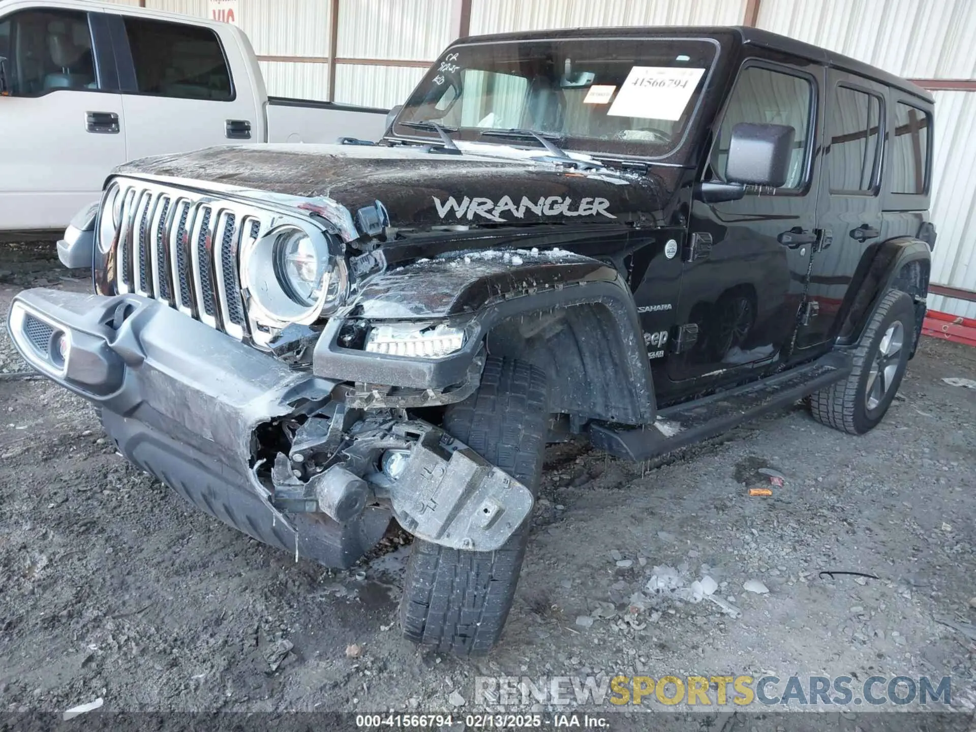 2 Photograph of a damaged car 1C4HJXEG1LW208565 JEEP WRANGLER 2020