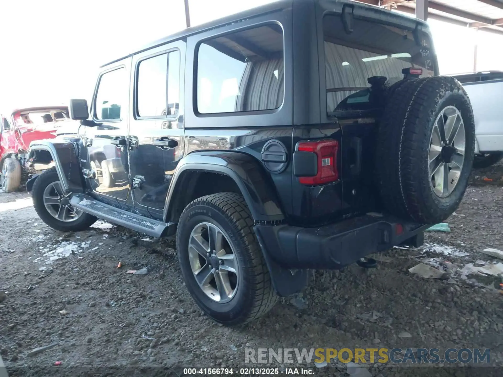 3 Photograph of a damaged car 1C4HJXEG1LW208565 JEEP WRANGLER 2020