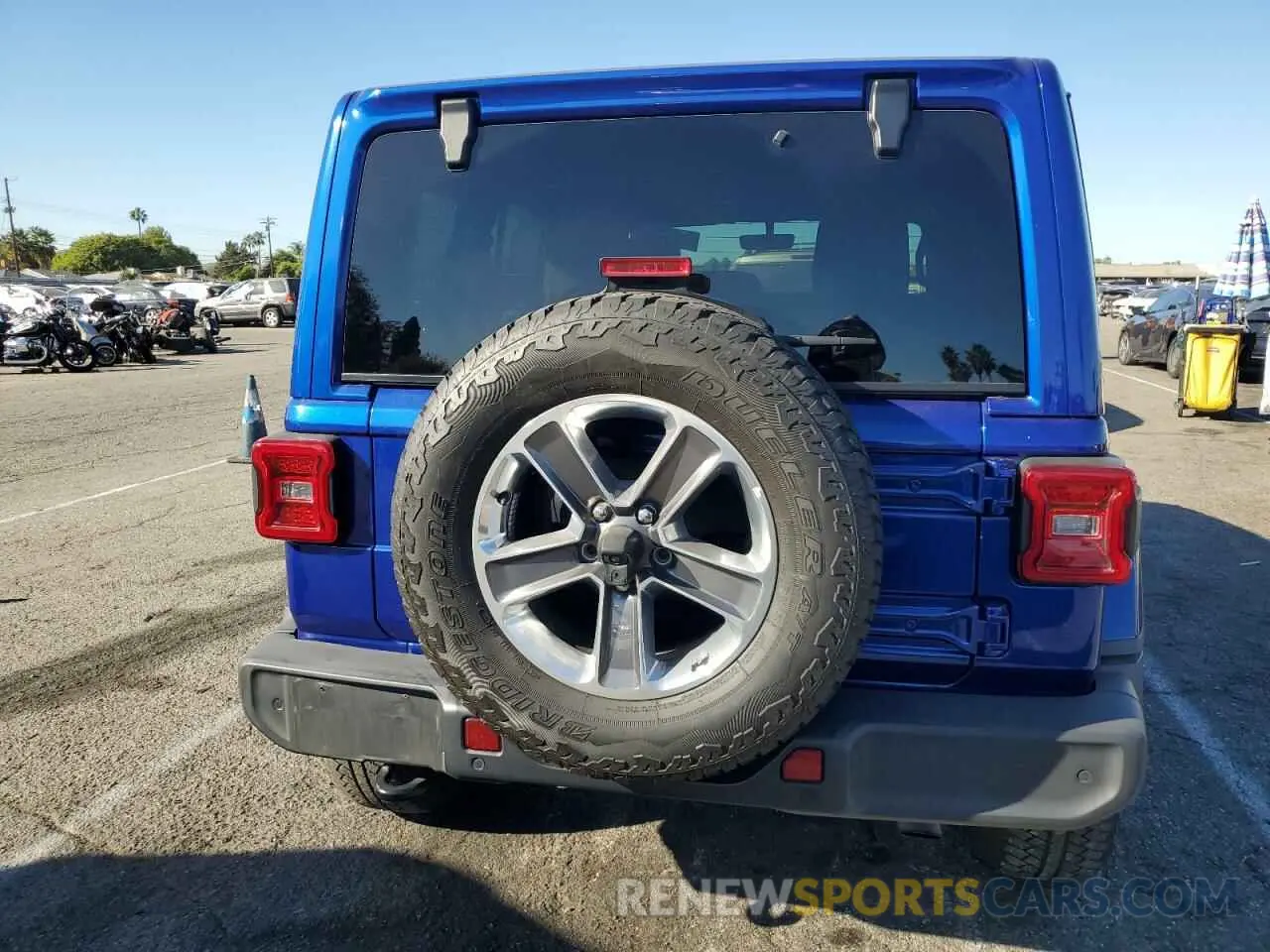 6 Photograph of a damaged car 1C4HJXEG1LW233952 JEEP WRANGLER 2020