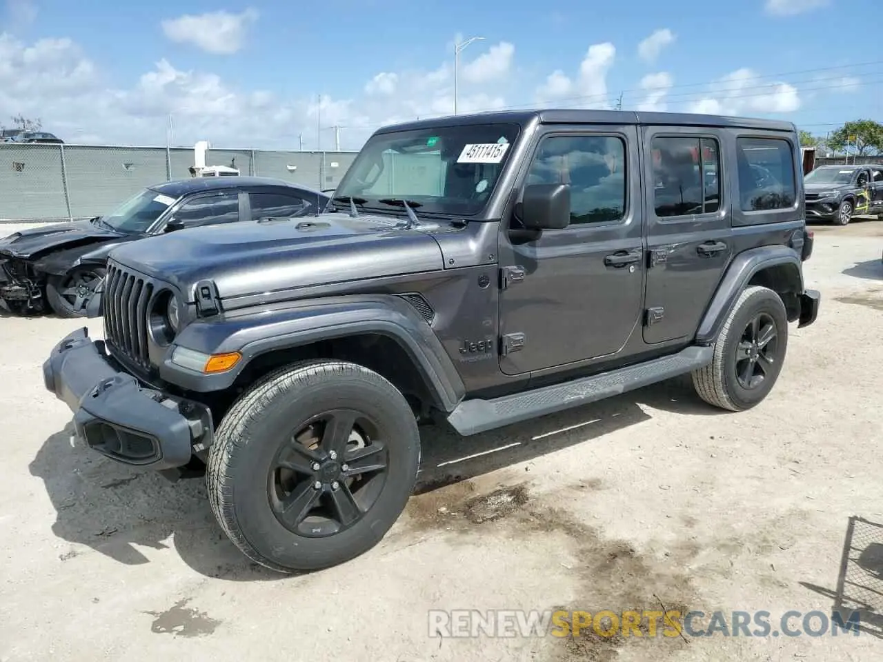 1 Photograph of a damaged car 1C4HJXEG6LW286324 JEEP WRANGLER 2020