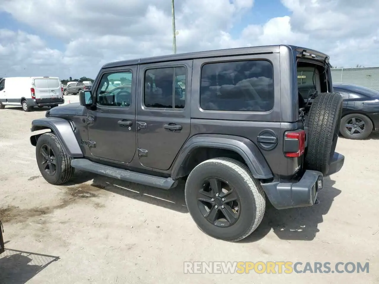 2 Photograph of a damaged car 1C4HJXEG6LW286324 JEEP WRANGLER 2020