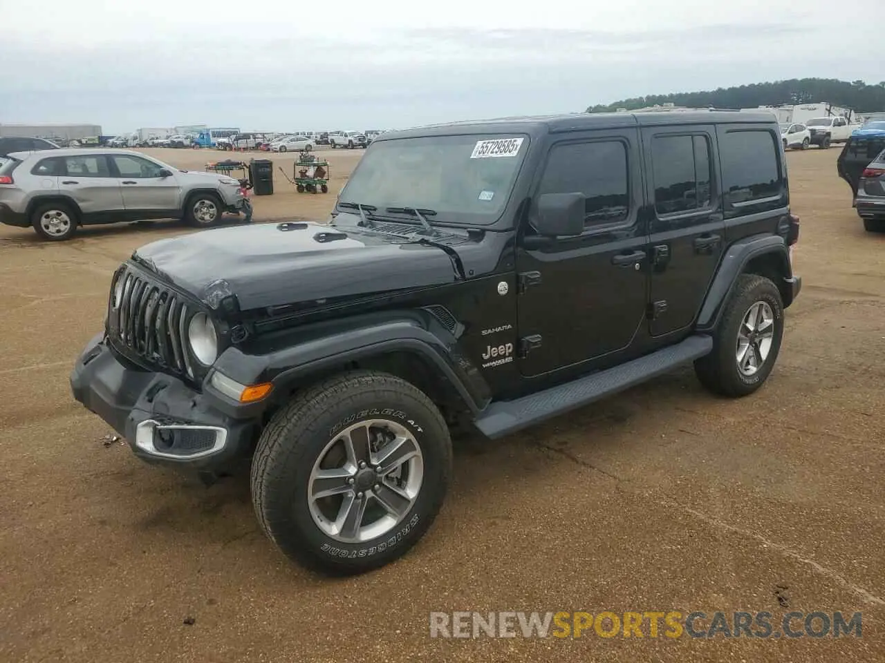 1 Photograph of a damaged car 1C4HJXEG9LW243287 JEEP WRANGLER 2020