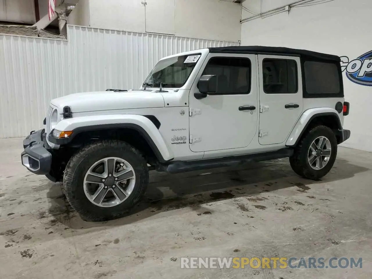 1 Photograph of a damaged car 1C4HJXEGXLW147507 JEEP WRANGLER 2020