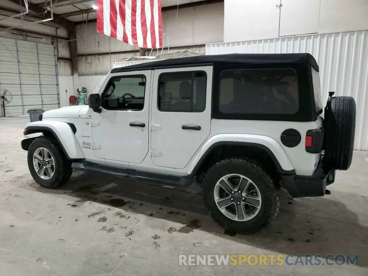 2 Photograph of a damaged car 1C4HJXEGXLW147507 JEEP WRANGLER 2020