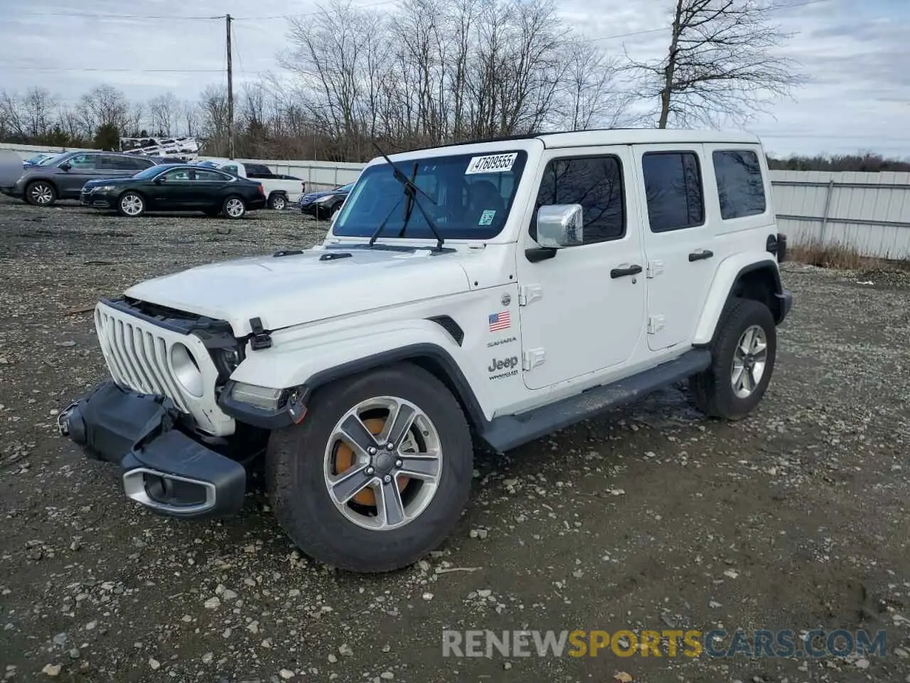 1 Photograph of a damaged car 1C4HJXEGXLW338859 JEEP WRANGLER 2020