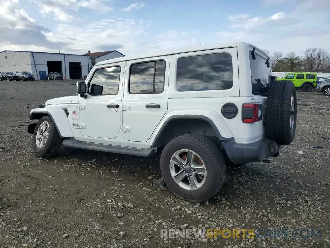 2 Photograph of a damaged car 1C4HJXEGXLW338859 JEEP WRANGLER 2020