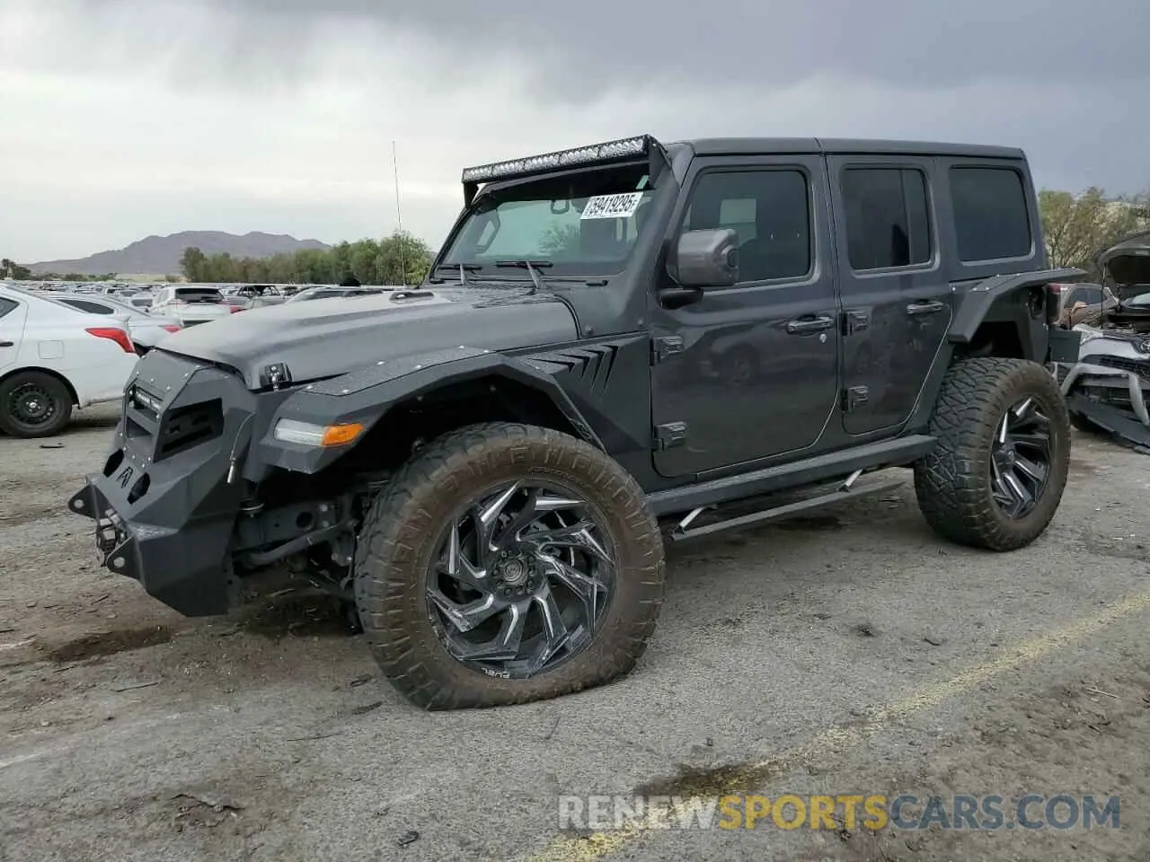 1 Photograph of a damaged car 1C4HJXEM3LW325375 JEEP WRANGLER 2020