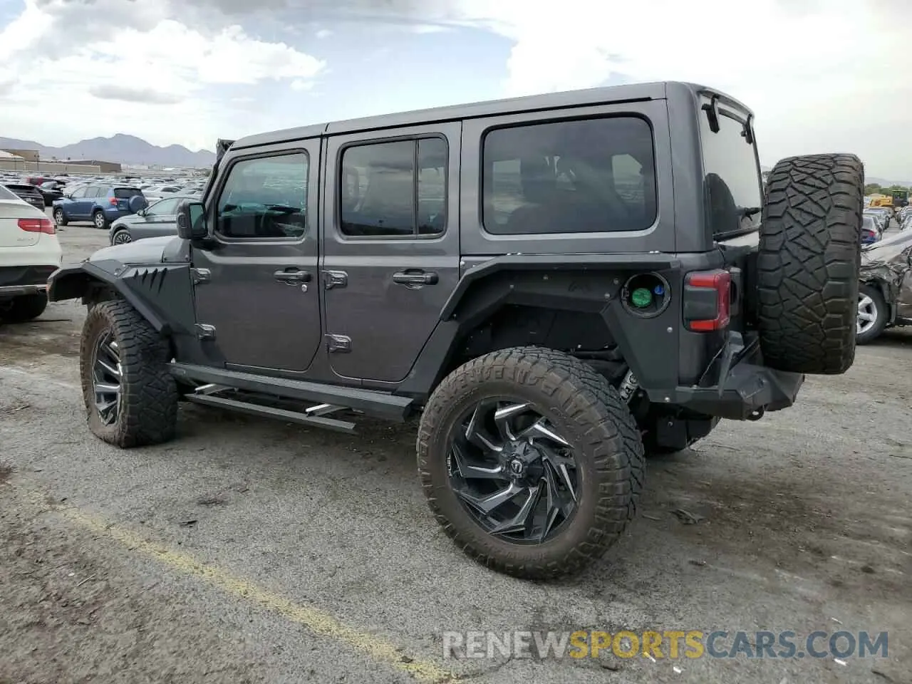 2 Photograph of a damaged car 1C4HJXEM3LW325375 JEEP WRANGLER 2020