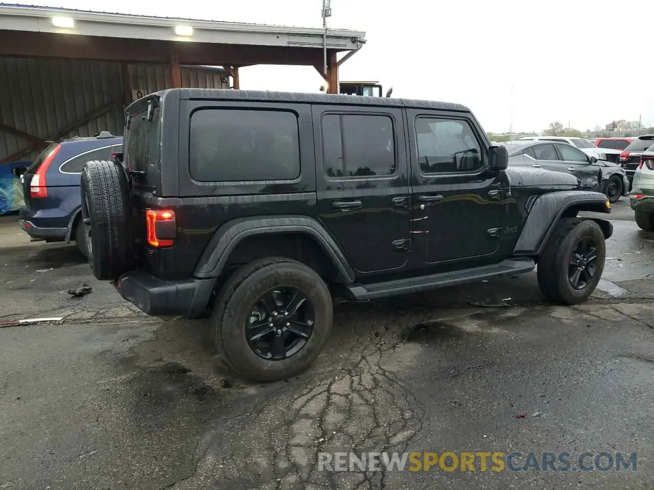 3 Photograph of a damaged car 1C4HJXEM8LW332256 JEEP WRANGLER 2020