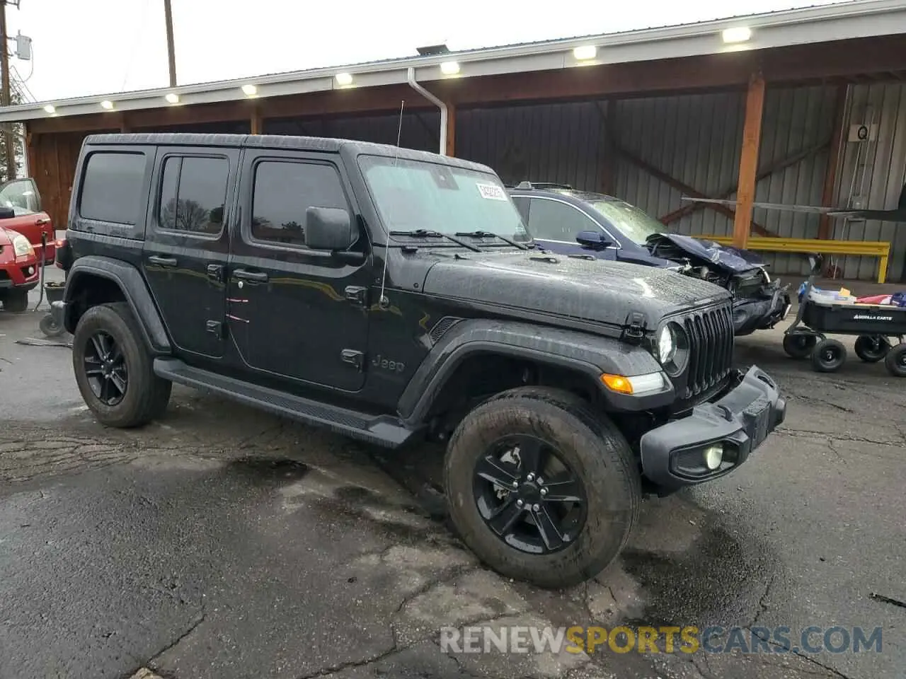 4 Photograph of a damaged car 1C4HJXEM8LW332256 JEEP WRANGLER 2020