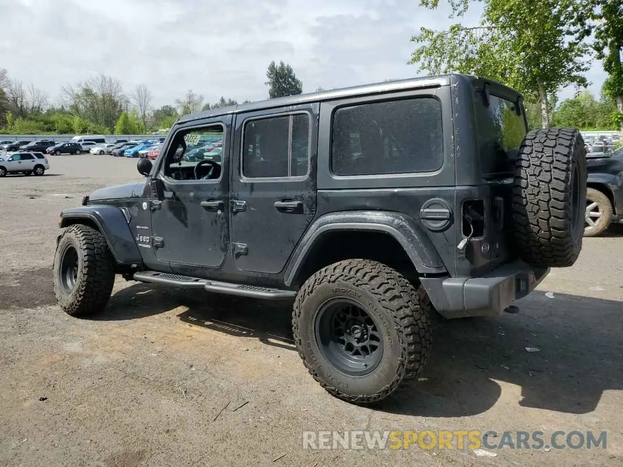 2 Photograph of a damaged car 1C4HJXEN0LW213643 JEEP WRANGLER 2020