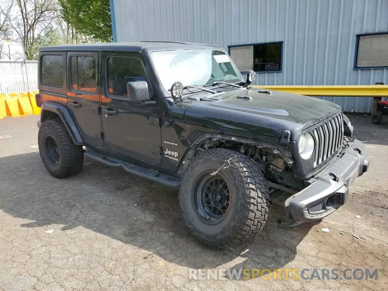 4 Photograph of a damaged car 1C4HJXEN0LW213643 JEEP WRANGLER 2020