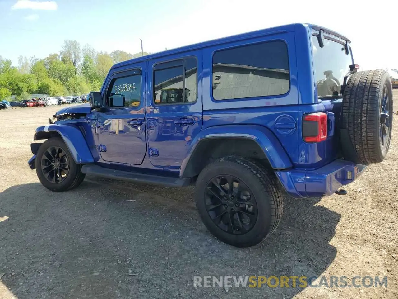 2 Photograph of a damaged car 1C4HJXEN0LW318599 JEEP WRANGLER 2020