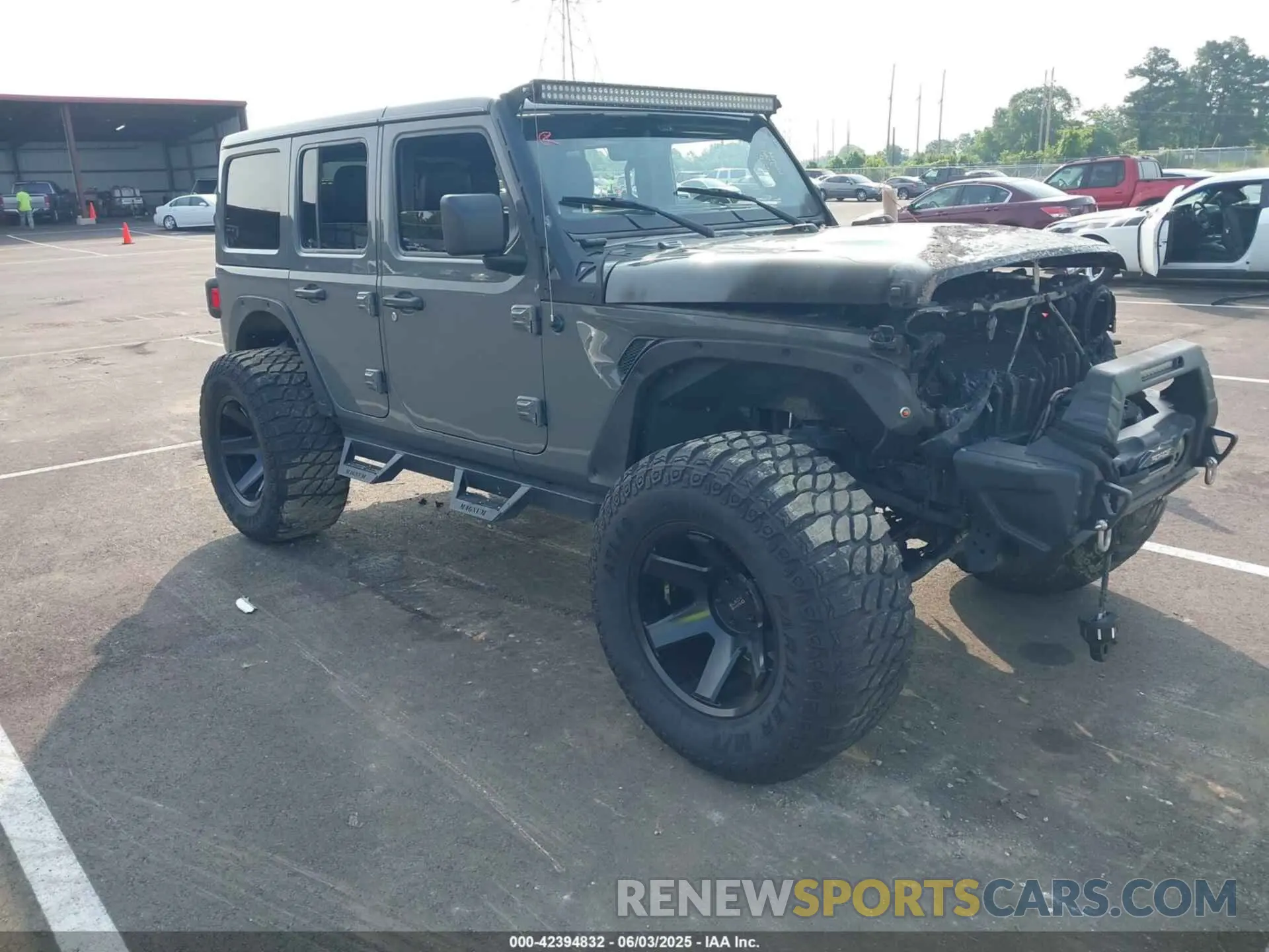 1 Photograph of a damaged car 1C4HJXEN1LW220956 JEEP WRANGLER 2020