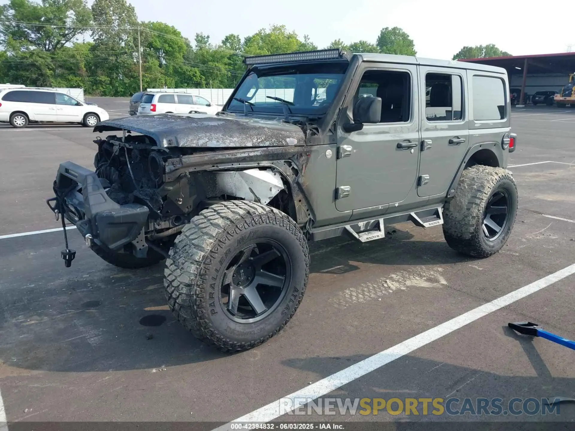 2 Photograph of a damaged car 1C4HJXEN1LW220956 JEEP WRANGLER 2020
