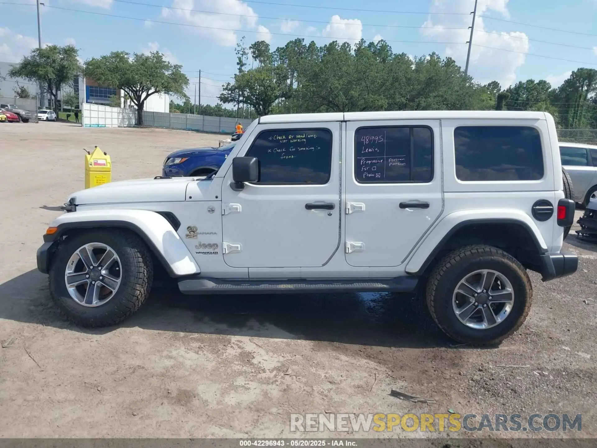 13 Photograph of a damaged car 1C4HJXEN2LW109428 JEEP WRANGLER 2020