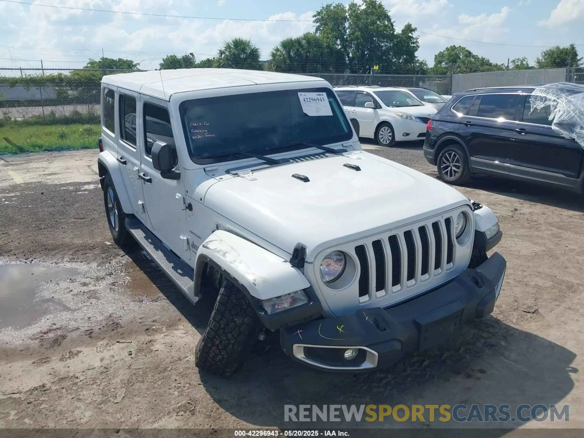 6 Photograph of a damaged car 1C4HJXEN2LW109428 JEEP WRANGLER 2020