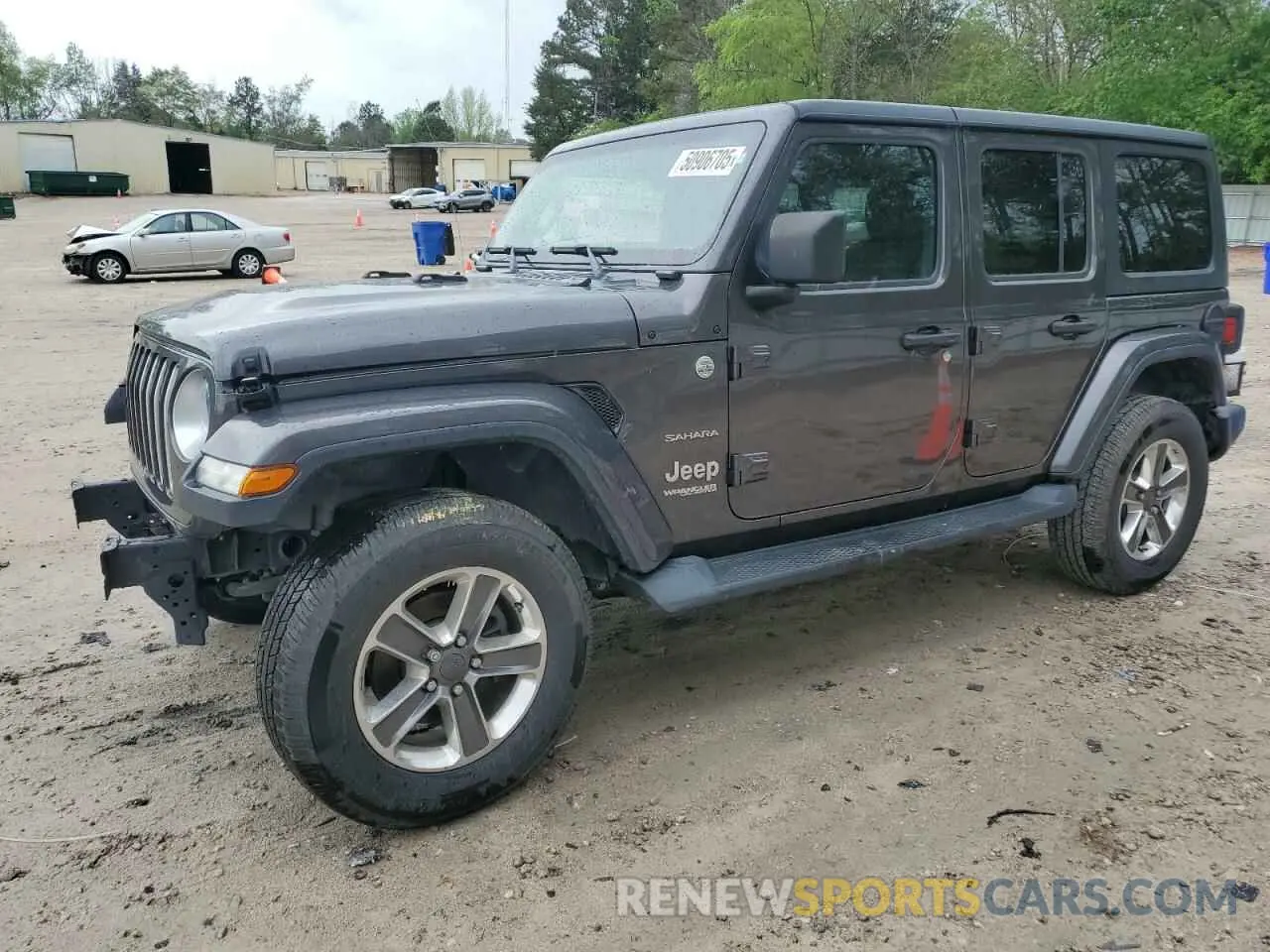 1 Photograph of a damaged car 1C4HJXEN2LW149623 JEEP WRANGLER 2020