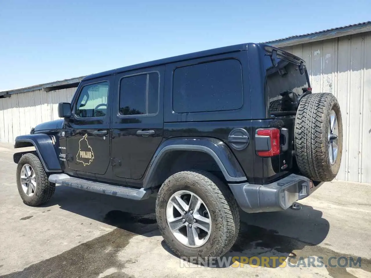 2 Photograph of a damaged car 1C4HJXEN3LW245910 JEEP WRANGLER 2020