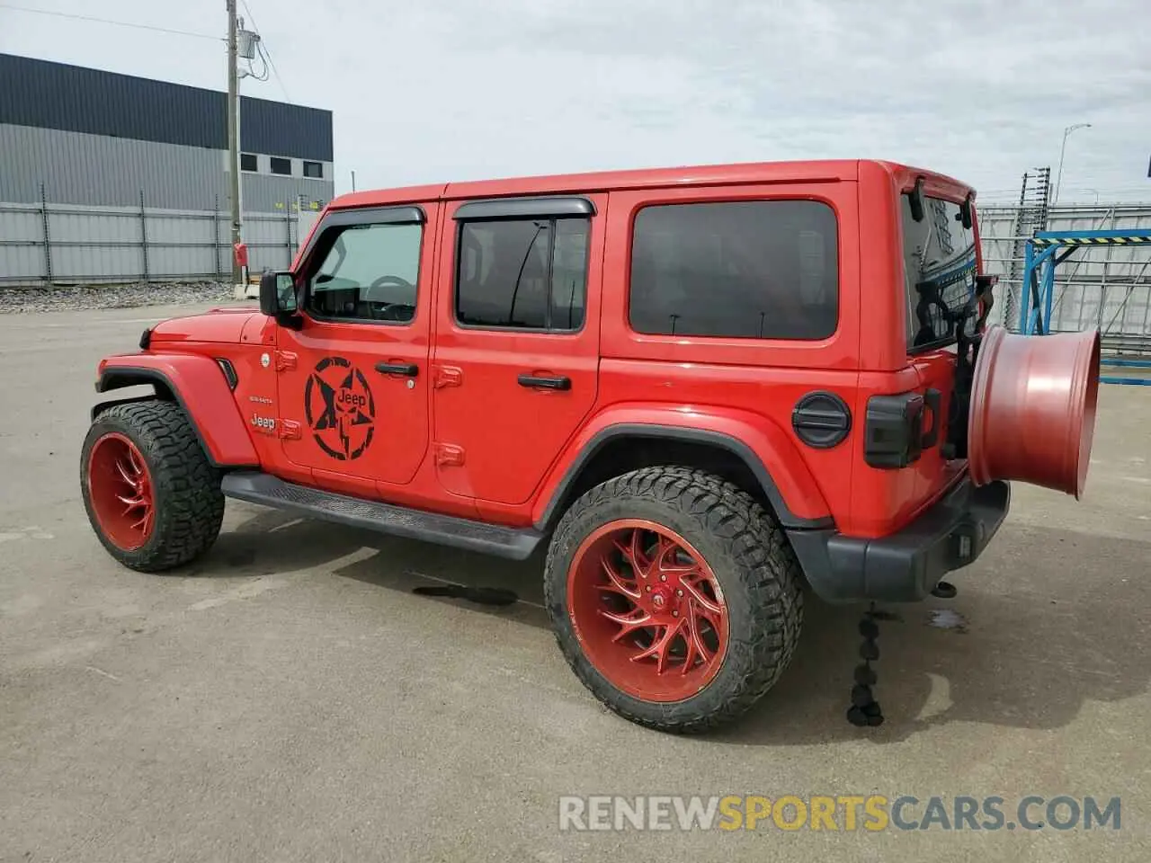2 Photograph of a damaged car 1C4HJXEN3LW294072 JEEP WRANGLER 2020