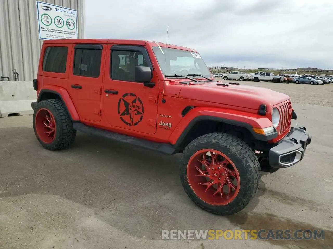 4 Photograph of a damaged car 1C4HJXEN3LW294072 JEEP WRANGLER 2020