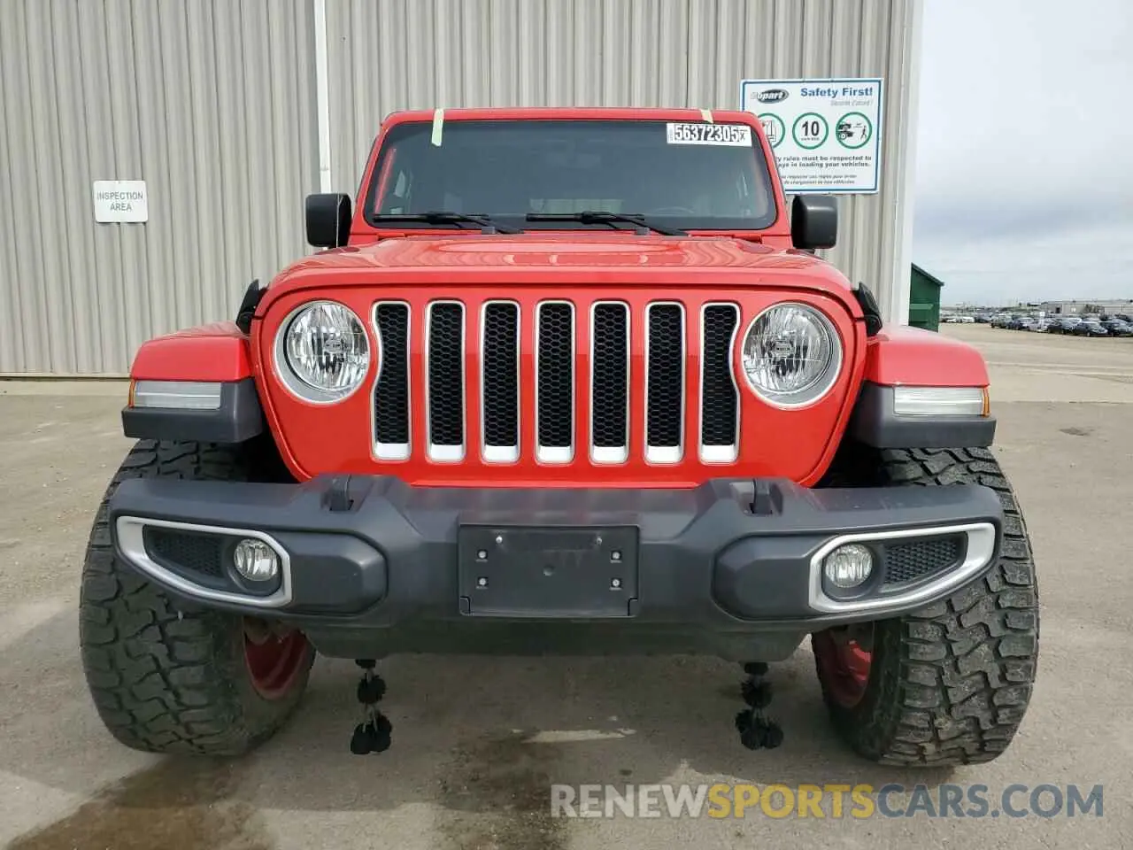 5 Photograph of a damaged car 1C4HJXEN3LW294072 JEEP WRANGLER 2020