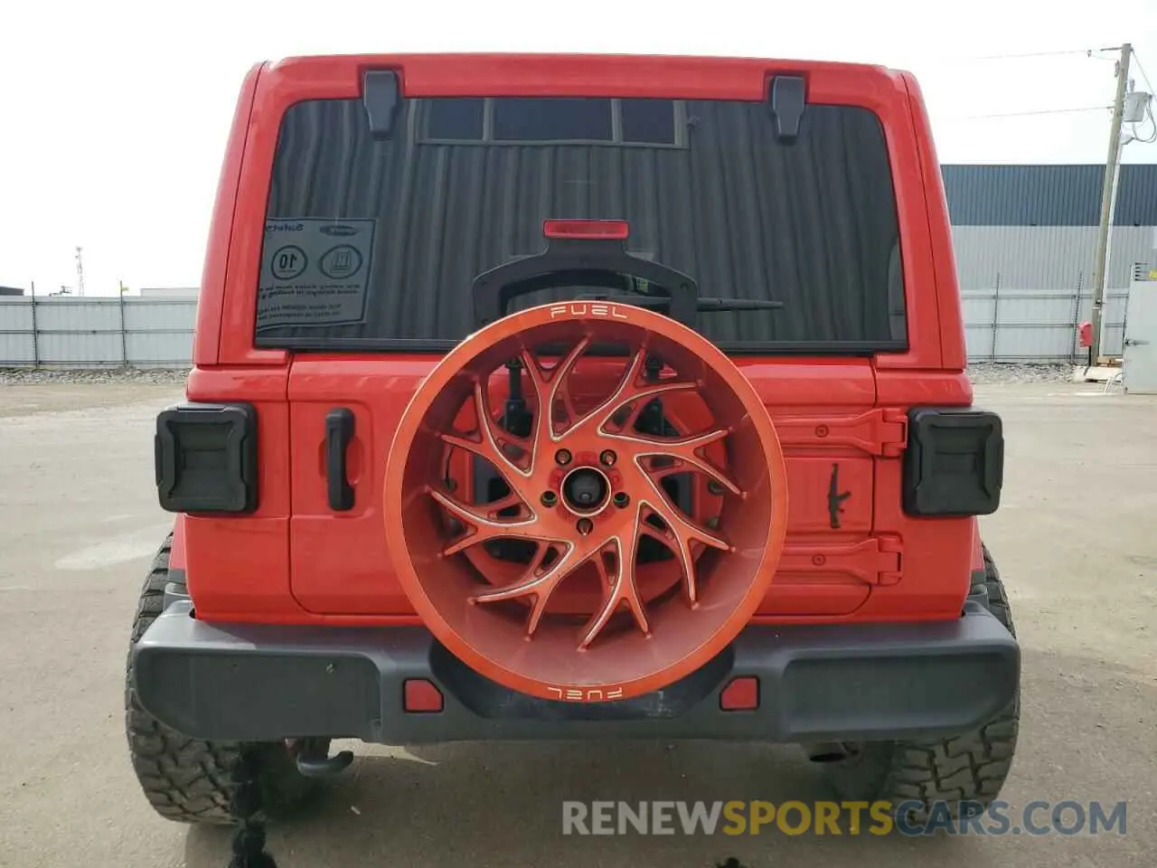 6 Photograph of a damaged car 1C4HJXEN3LW294072 JEEP WRANGLER 2020