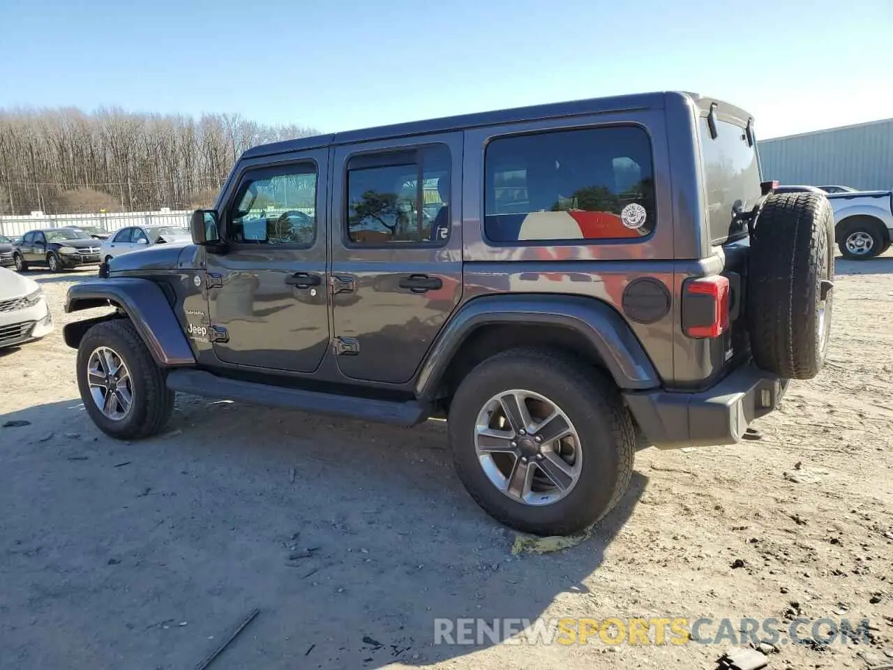 2 Photograph of a damaged car 1C4HJXEN4LW152779 JEEP WRANGLER 2020