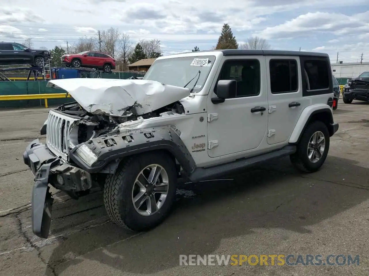 1 Photograph of a damaged car 1C4HJXEN4LW202466 JEEP WRANGLER 2020