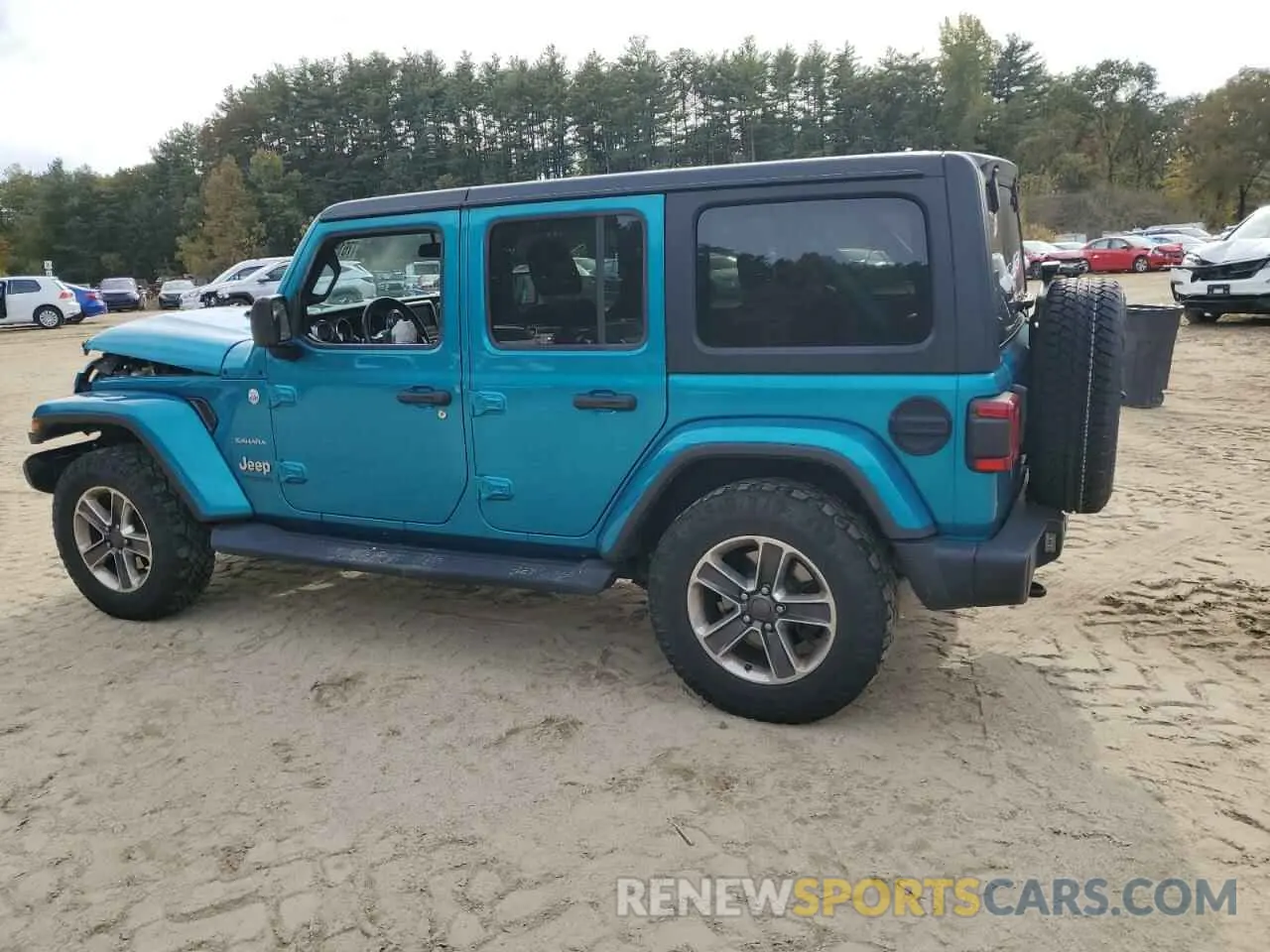 2 Photograph of a damaged car 1C4HJXEN5LW107415 JEEP WRANGLER 2020