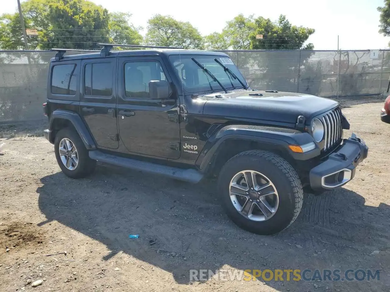 4 Photograph of a damaged car 1C4HJXEN5LW153424 JEEP WRANGLER 2020
