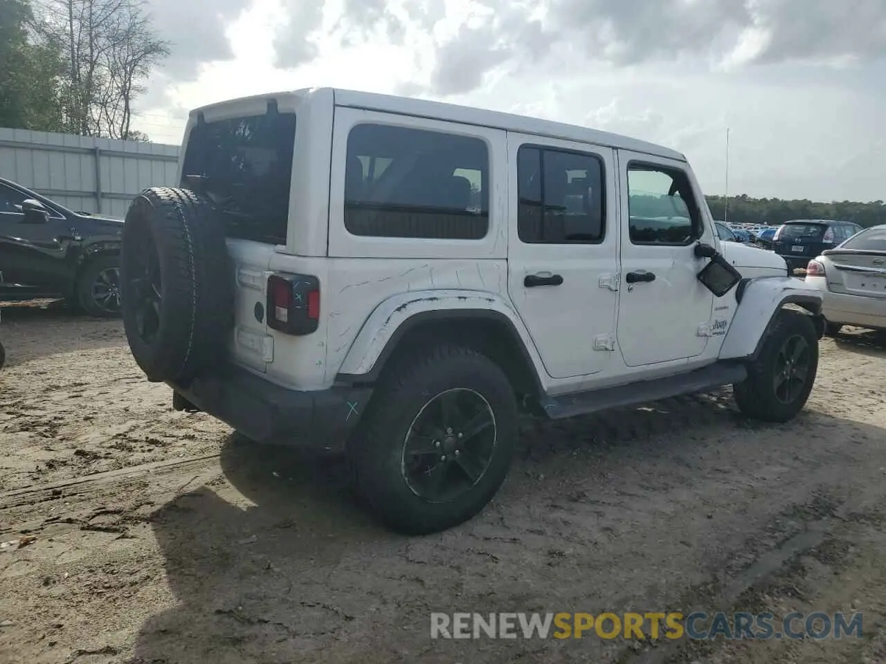 3 Photograph of a damaged car 1C4HJXEN5LW207076 JEEP WRANGLER 2020
