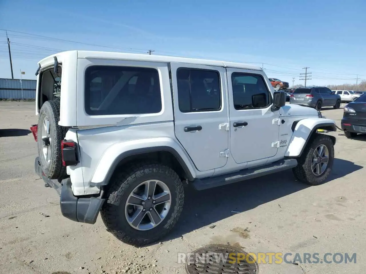 3 Photograph of a damaged car 1C4HJXEN6LW131223 JEEP WRANGLER 2020