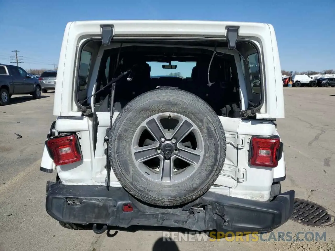 6 Photograph of a damaged car 1C4HJXEN6LW131223 JEEP WRANGLER 2020