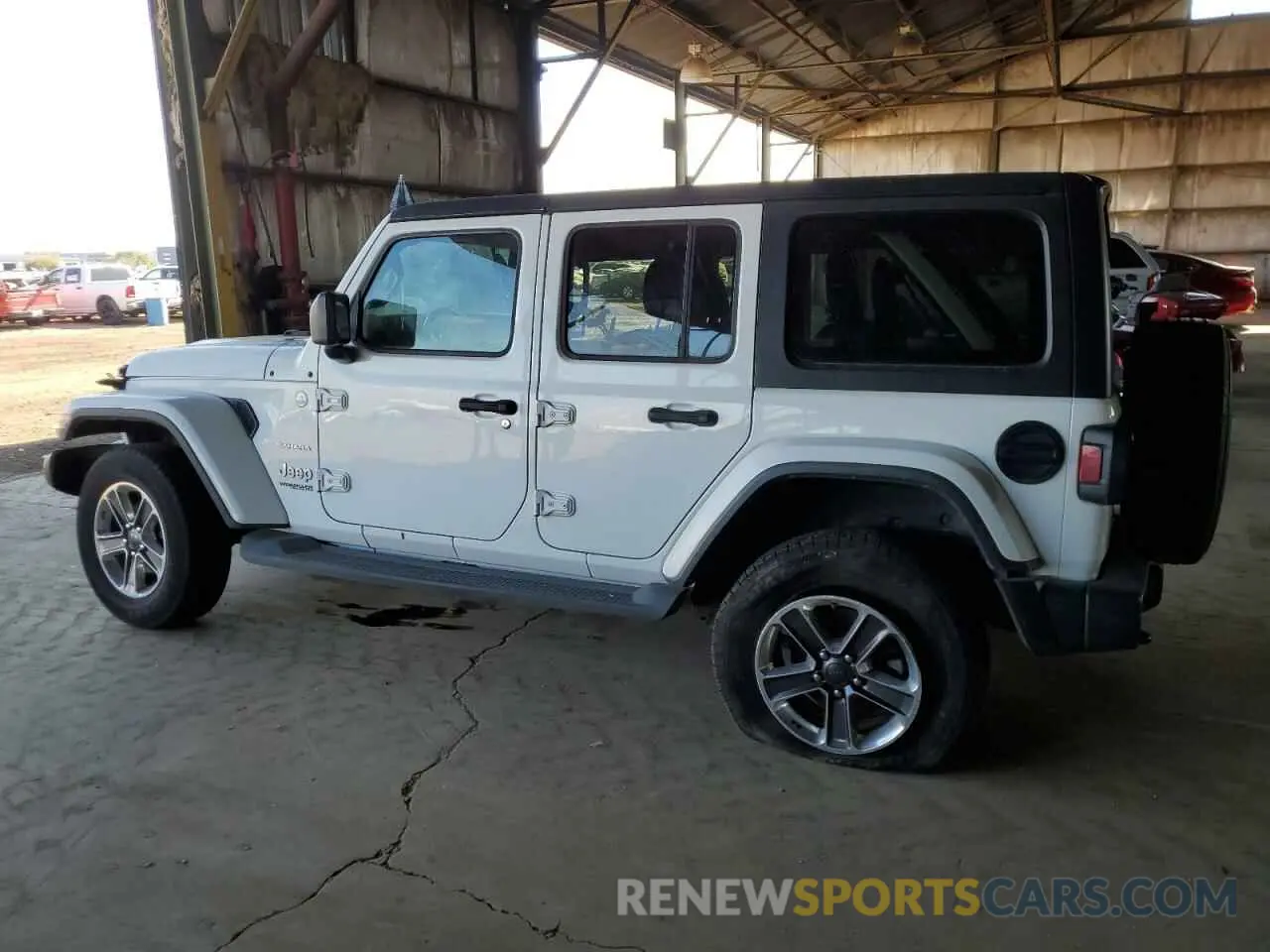 2 Photograph of a damaged car 1C4HJXEN6LW198002 JEEP WRANGLER 2020