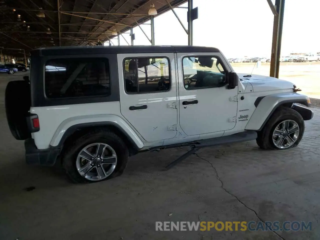 3 Photograph of a damaged car 1C4HJXEN6LW198002 JEEP WRANGLER 2020