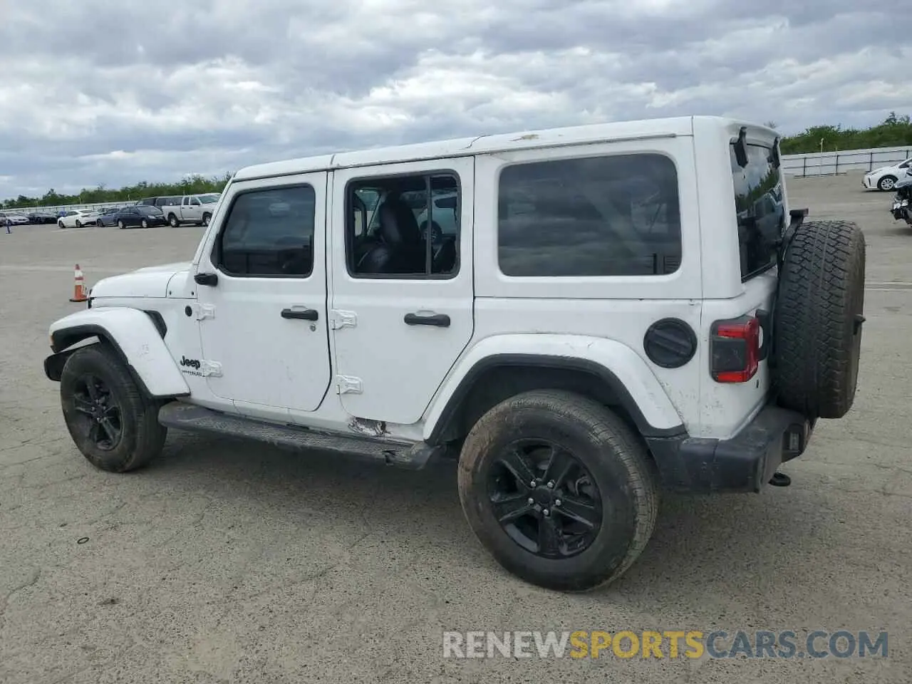 2 Photograph of a damaged car 1C4HJXEN6LW254035 JEEP WRANGLER 2020