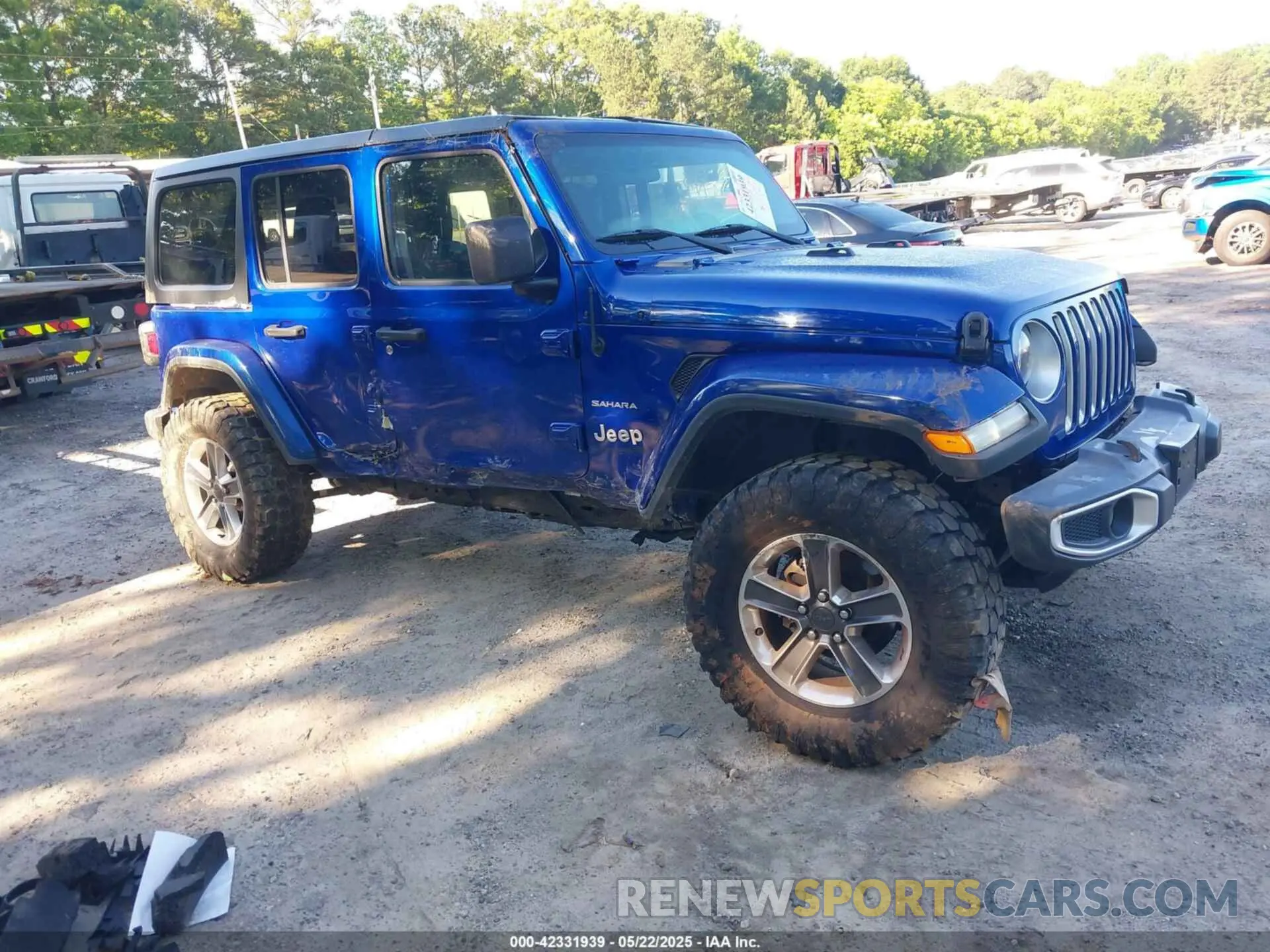1 Photograph of a damaged car 1C4HJXEN6LW272423 JEEP WRANGLER 2020