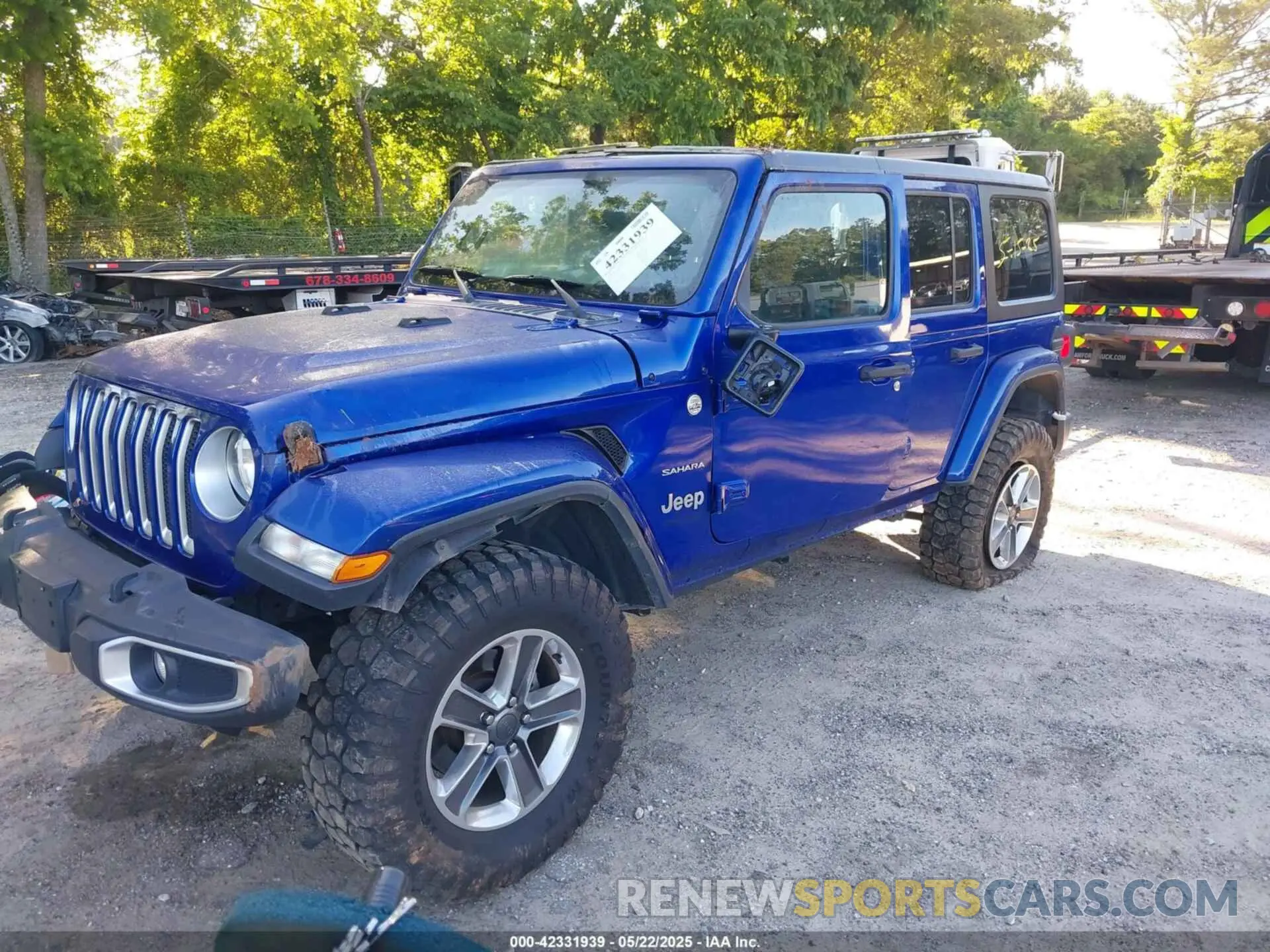 2 Photograph of a damaged car 1C4HJXEN6LW272423 JEEP WRANGLER 2020