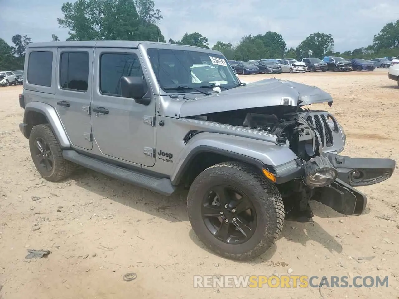 4 Photograph of a damaged car 1C4HJXEN7LW134325 JEEP WRANGLER 2020
