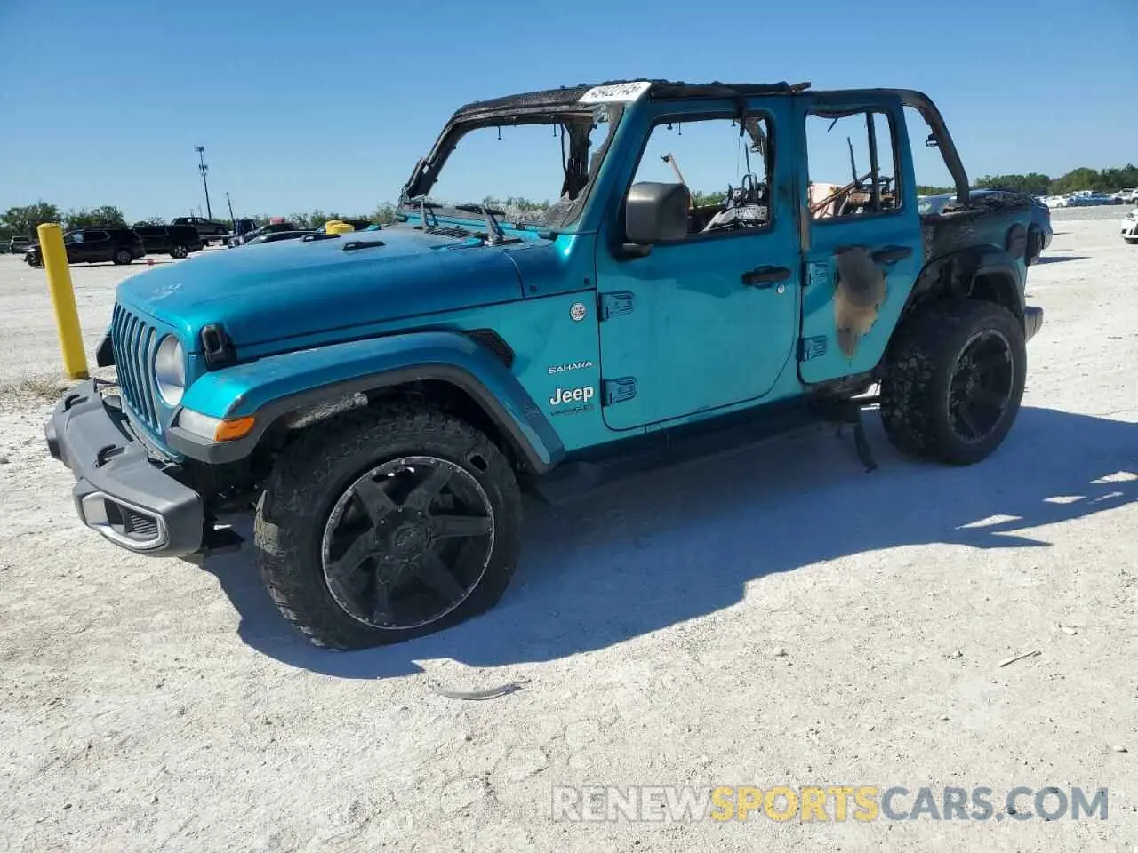1 Photograph of a damaged car 1C4HJXEN7LW232934 JEEP WRANGLER 2020