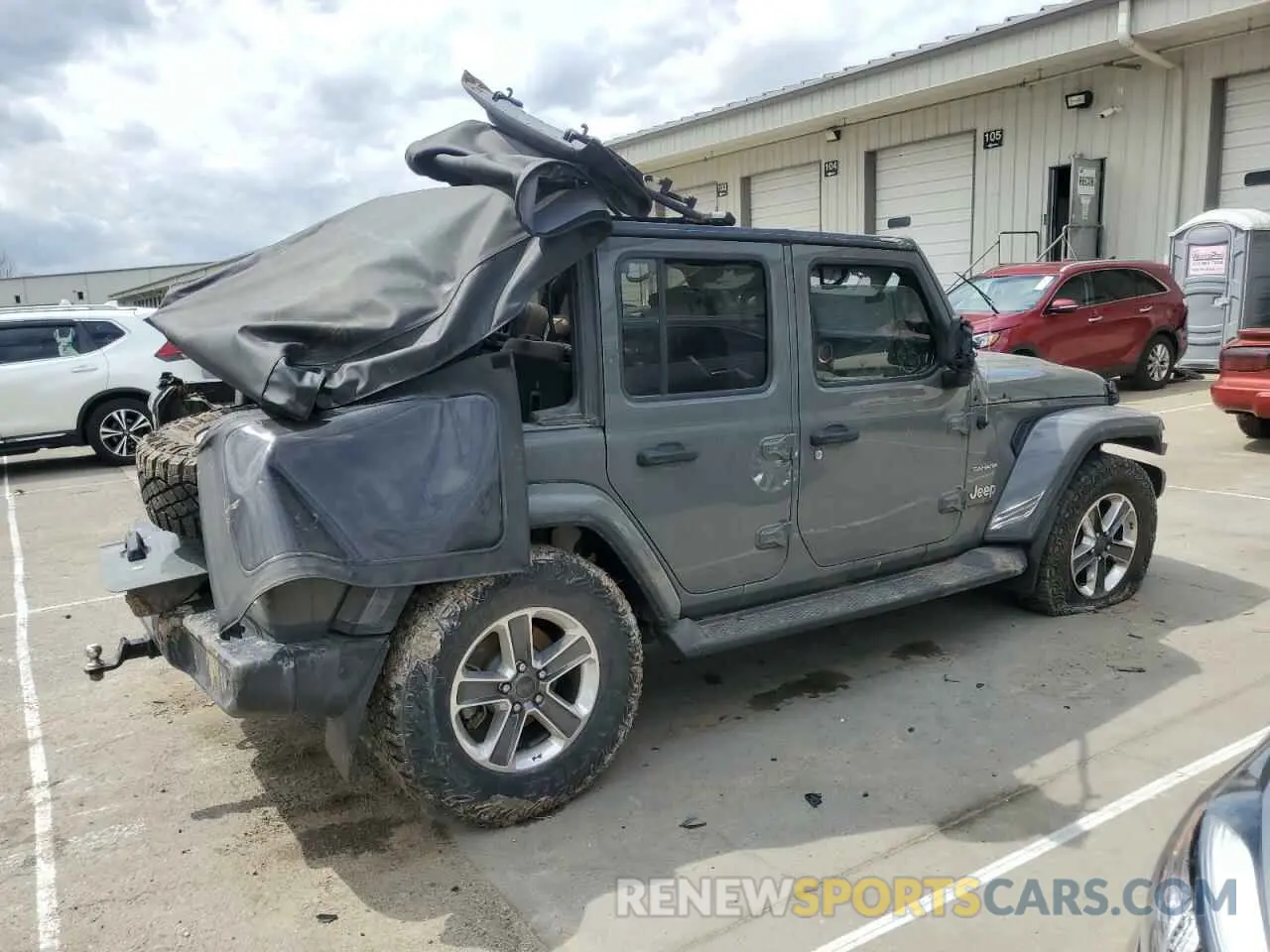 3 Photograph of a damaged car 1C4HJXEN7LW278585 JEEP WRANGLER 2020