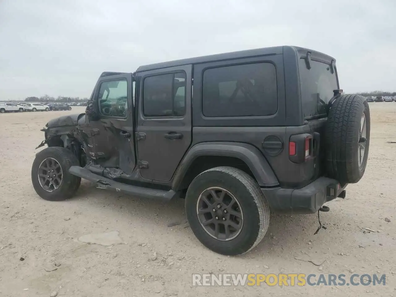 2 Photograph of a damaged car 1C4HJXENXLW148140 JEEP WRANGLER 2020