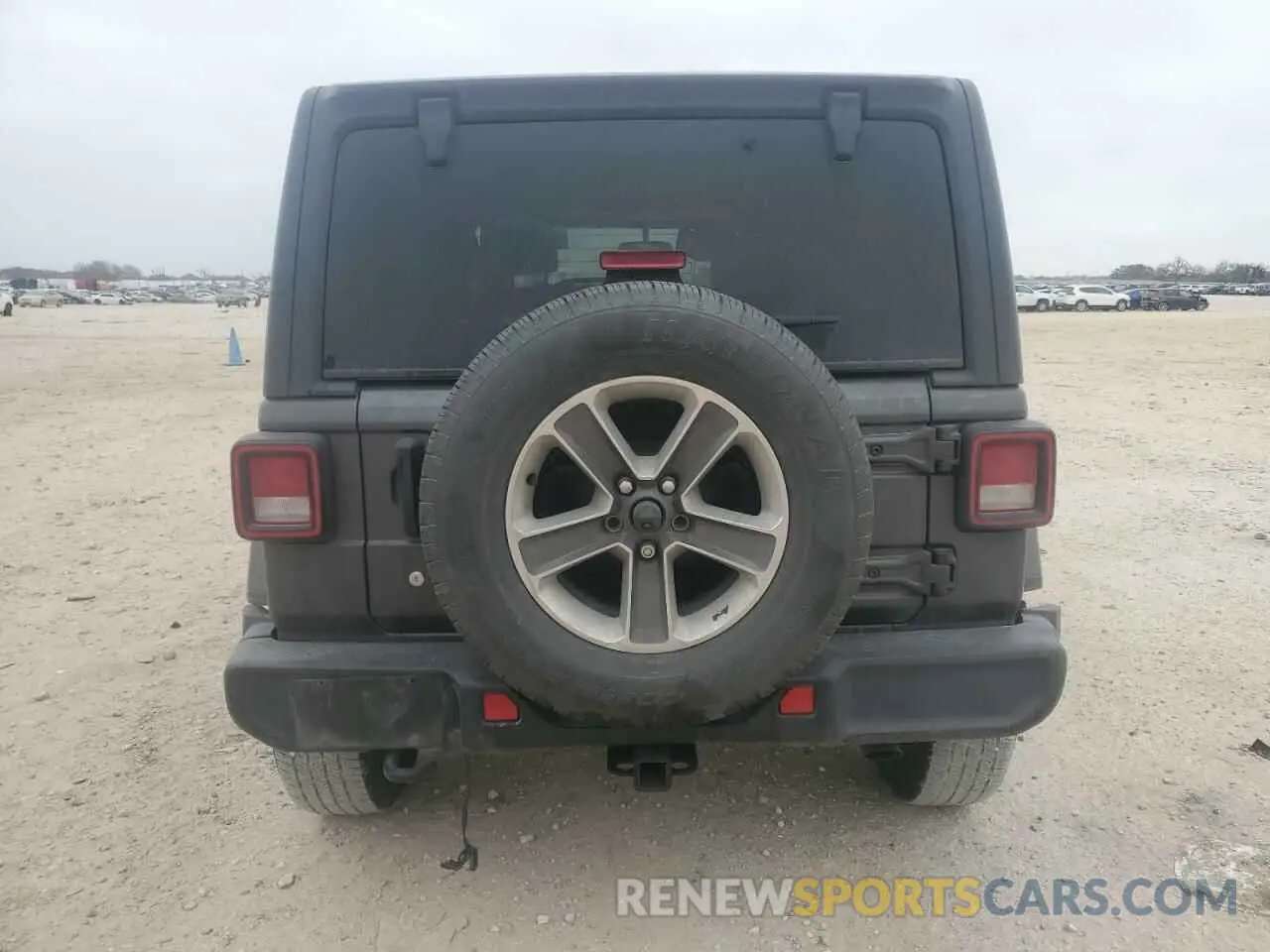 6 Photograph of a damaged car 1C4HJXENXLW148140 JEEP WRANGLER 2020