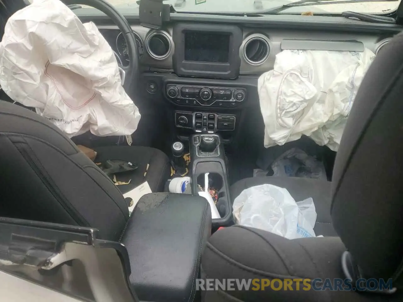 8 Photograph of a damaged car 1C4HJXENXLW148140 JEEP WRANGLER 2020