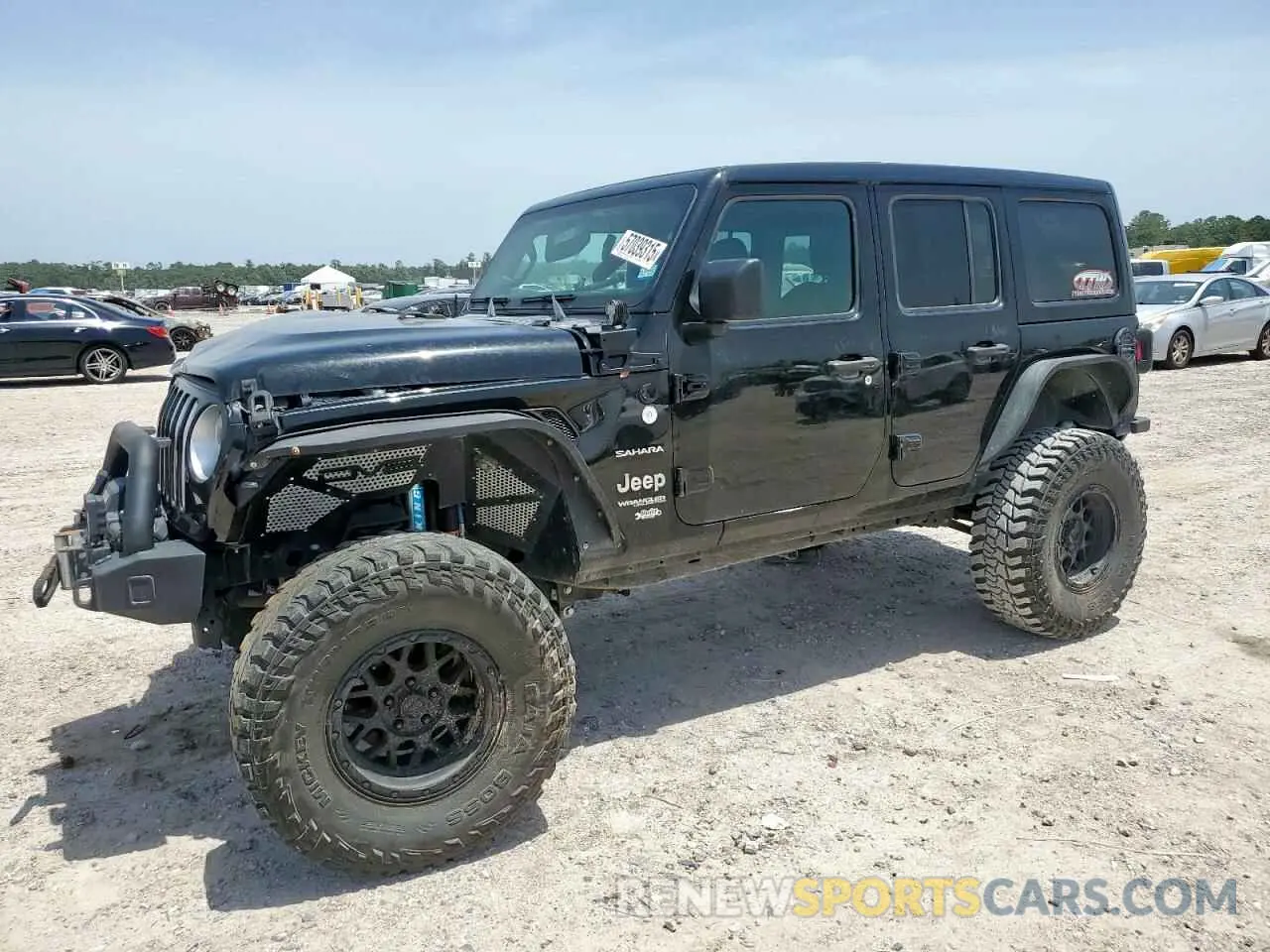 1 Photograph of a damaged car 1C4HJXENXLW157131 JEEP WRANGLER 2020