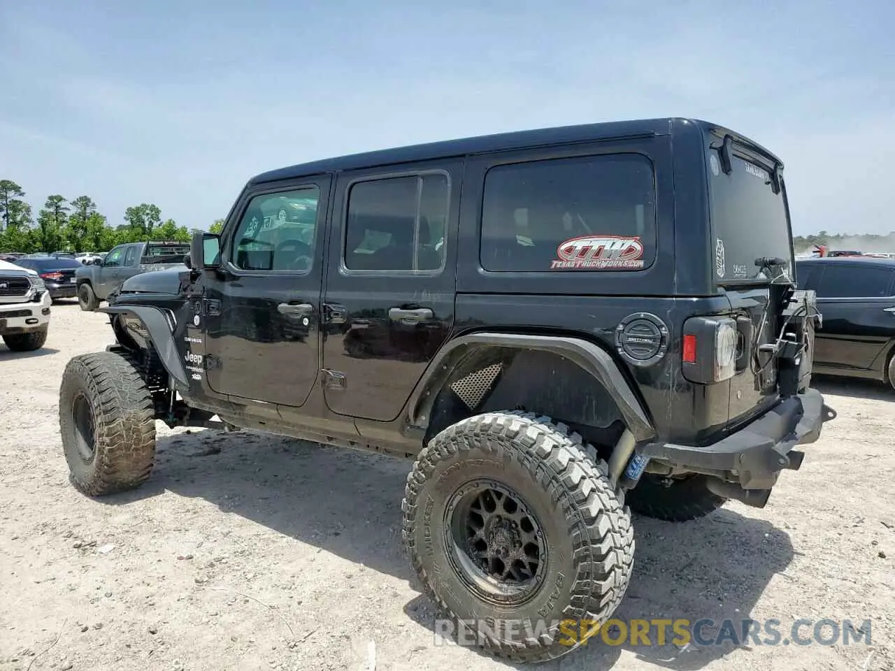 2 Photograph of a damaged car 1C4HJXENXLW157131 JEEP WRANGLER 2020