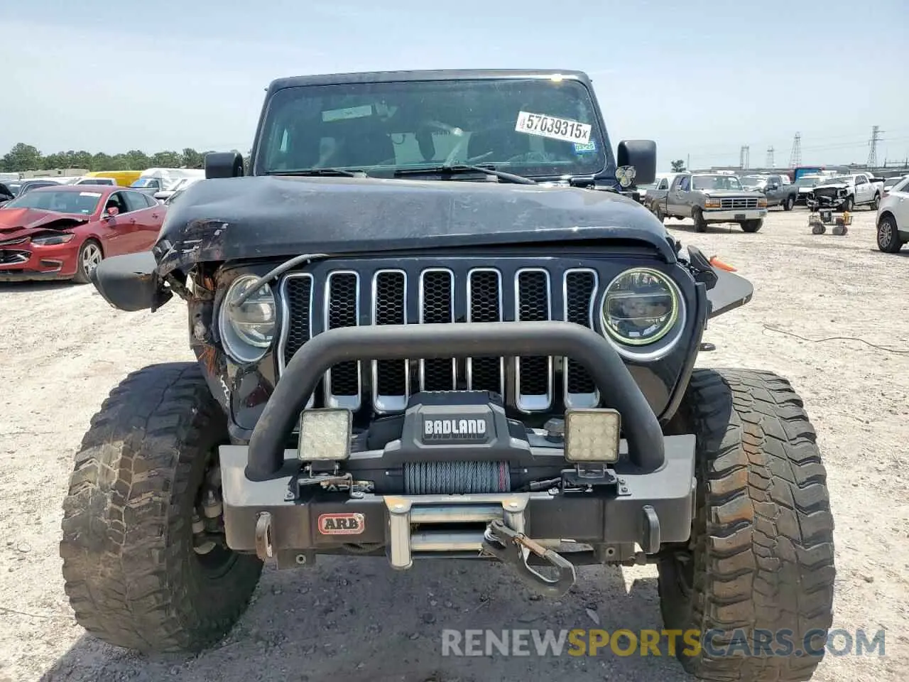 5 Photograph of a damaged car 1C4HJXENXLW157131 JEEP WRANGLER 2020