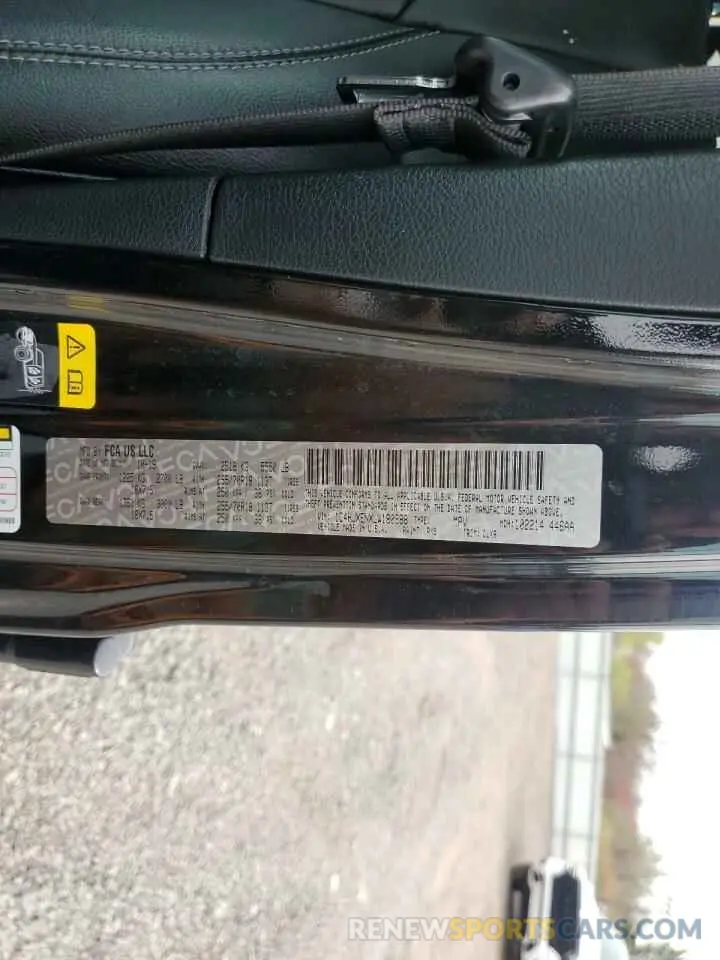 13 Photograph of a damaged car 1C4HJXENXLW180988 JEEP WRANGLER 2020